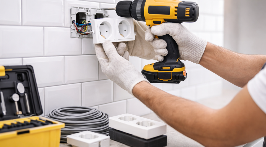 Kapcsolók és konnektorok szerelése Budapesten – professzionális villanyszerelés