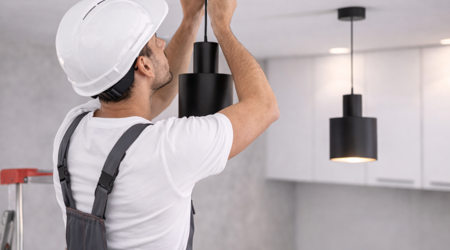 Világítás szerelés Budapesten – mennyezeti lámpa és LED világítás telepítés